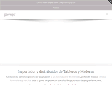 Tablet Screenshot of maderasgavejo.com